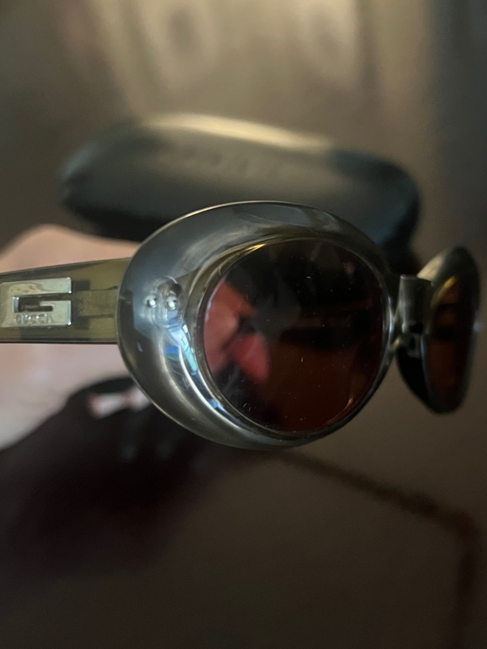 Vintage Gucci GG 2413/N/S Oval Sunglasses - Picture 6 of 13